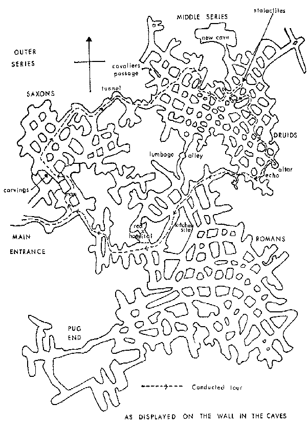 chislehurst caves plan